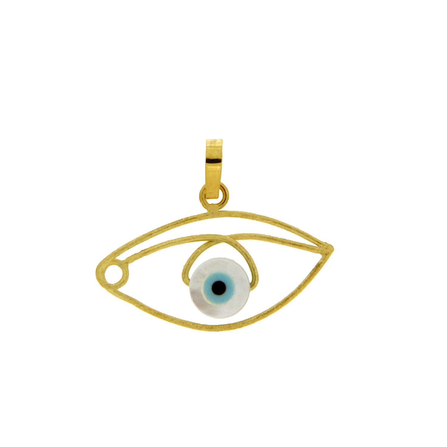 PENDANT  GOLD 585 & SEMIPRECIOUS STONES - 101226