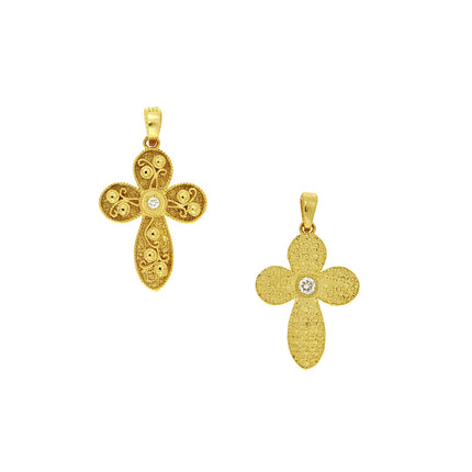 CROSS GOLD 14K &  PRECIOUS STONES - 101453