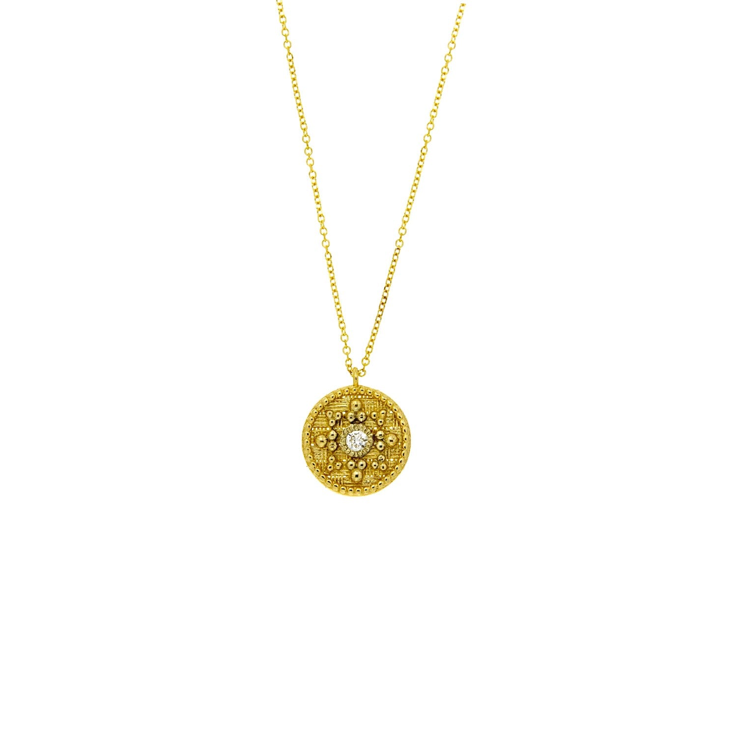 NECKLACE  GOLD 585 & PRECIOUS STONES - 101457