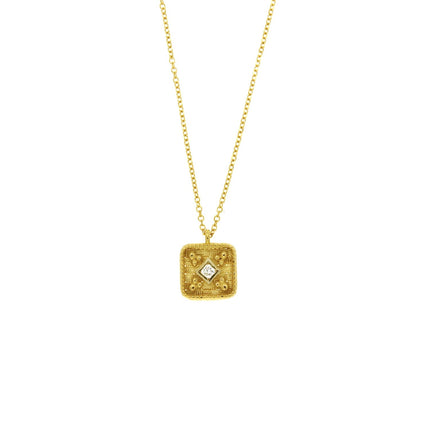 NECKLACE  GOLD 585 & PRECIOUS STONES - 101458