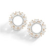 EARRINGS PINK GOLD 750 & PRECIOUS STONES - 101628 - Availability: Up to 2 month