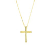 CROSS  GOLD 585 & PRECIOUS STONES WITH CHAIN - 101664 - Availability: Immediately