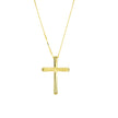 CROSS  GOLD 750 & PRECIOUS STONES WITH CHAIN - 101667 - Availability: Immediately