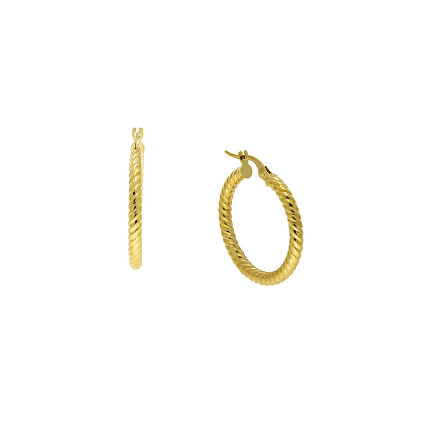 EARRINGS  GOLD 585 - 101722 - Availability: Immediately
