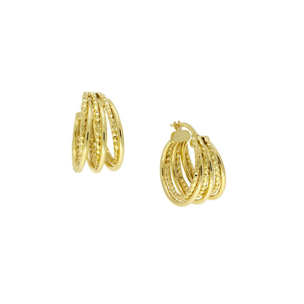 EARRINGS  GOLD 585 - 101733 - Availability: Immediately
