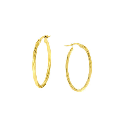 EARRINGS  GOLD 585 - 101735 - Availability: Immediately