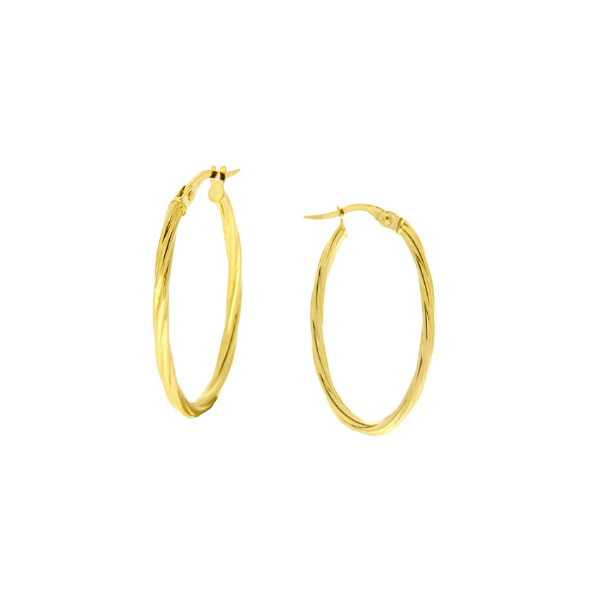 EARRINGS  GOLD 585 - 101735 - Availability: Immediately