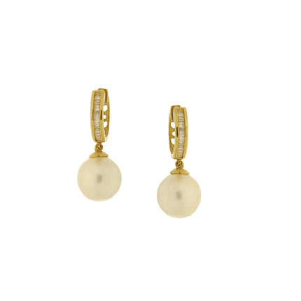 EARRINGS  GOLD 750 & PEARLS - 101752 - Availability: Immediately