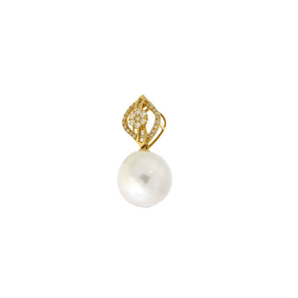 PENDANT  GOLD 750 & PEARL - 101761 - Availability: Immediately