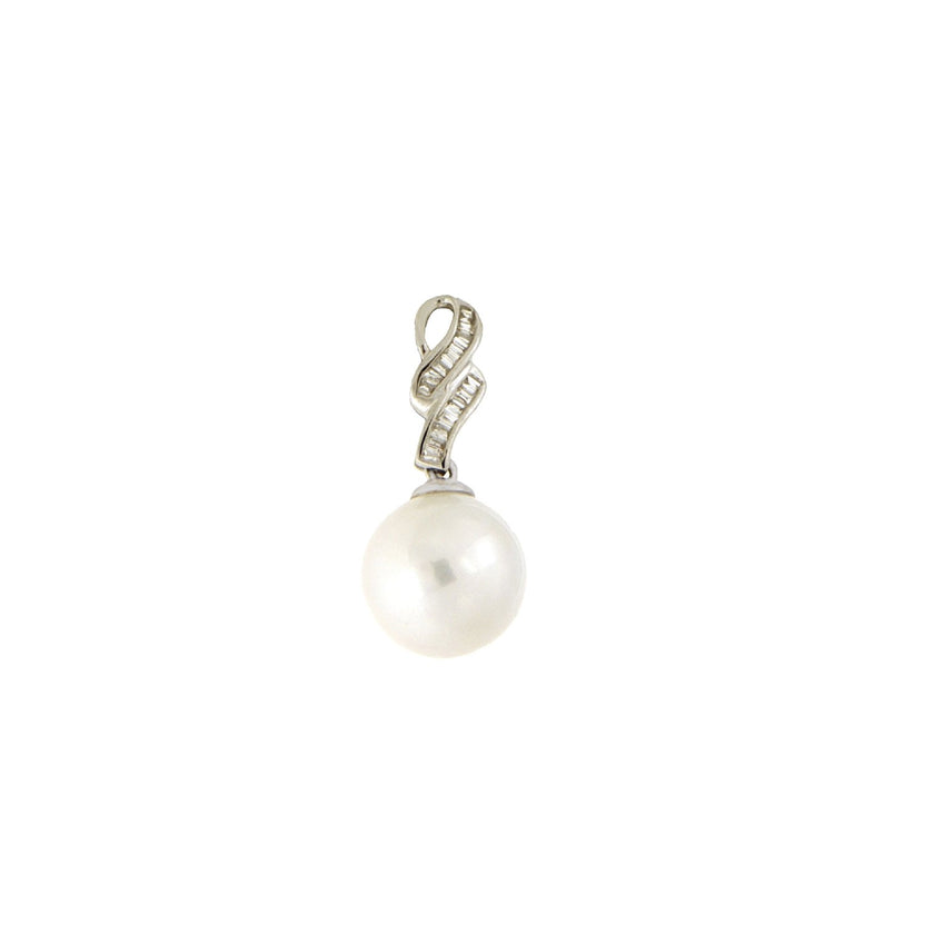 PENDANT WHITE GOLD 750 & PEARLS - 101763 - Availability: Immediately