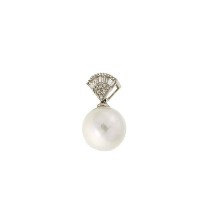 PENDANT WHITE GOLD 750 & PEARLS - 101765 - Availability: Immediately
