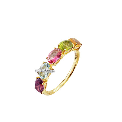 RING  GOLD 750 & PRECIOUS STONES - 101826 - Availability: Immediately