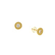 EARRINGS  GOLD 585 & C.Z. - 101857 - Availability: Immediately