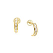 EARRINGS  GOLD 585 & C.Z. - 101864 - Availability: Immediately