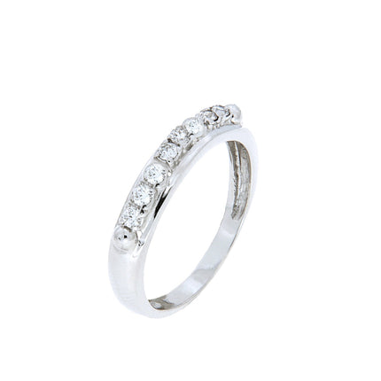 RING WHITE GOLD 750 & PRECIOUS STONES - 101868 - Availability: Immediately