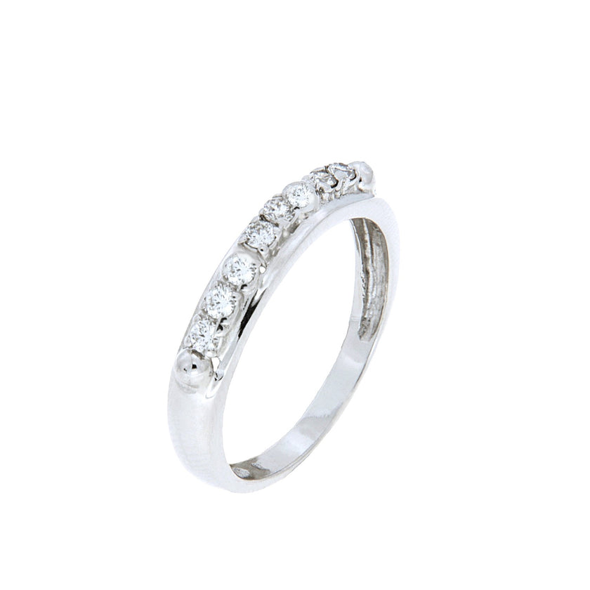 RING WHITE GOLD 750 & PRECIOUS STONES - 101868 - Availability: Immediately