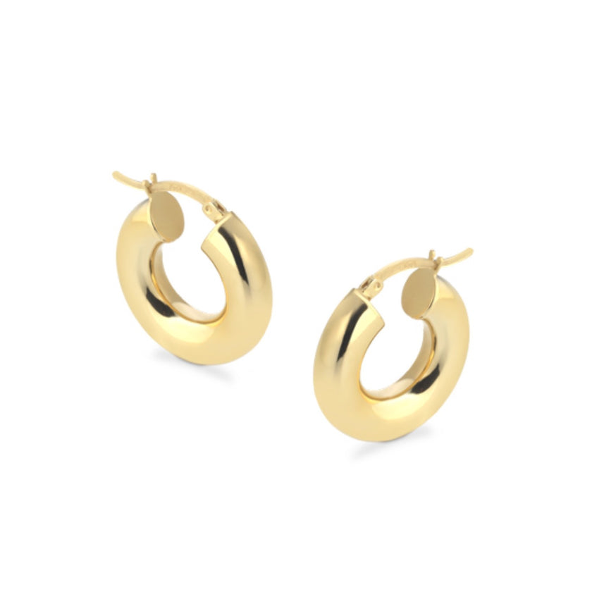 EARRINGS YELLOW SILVER 925 - 101904 - Availability: Immediately