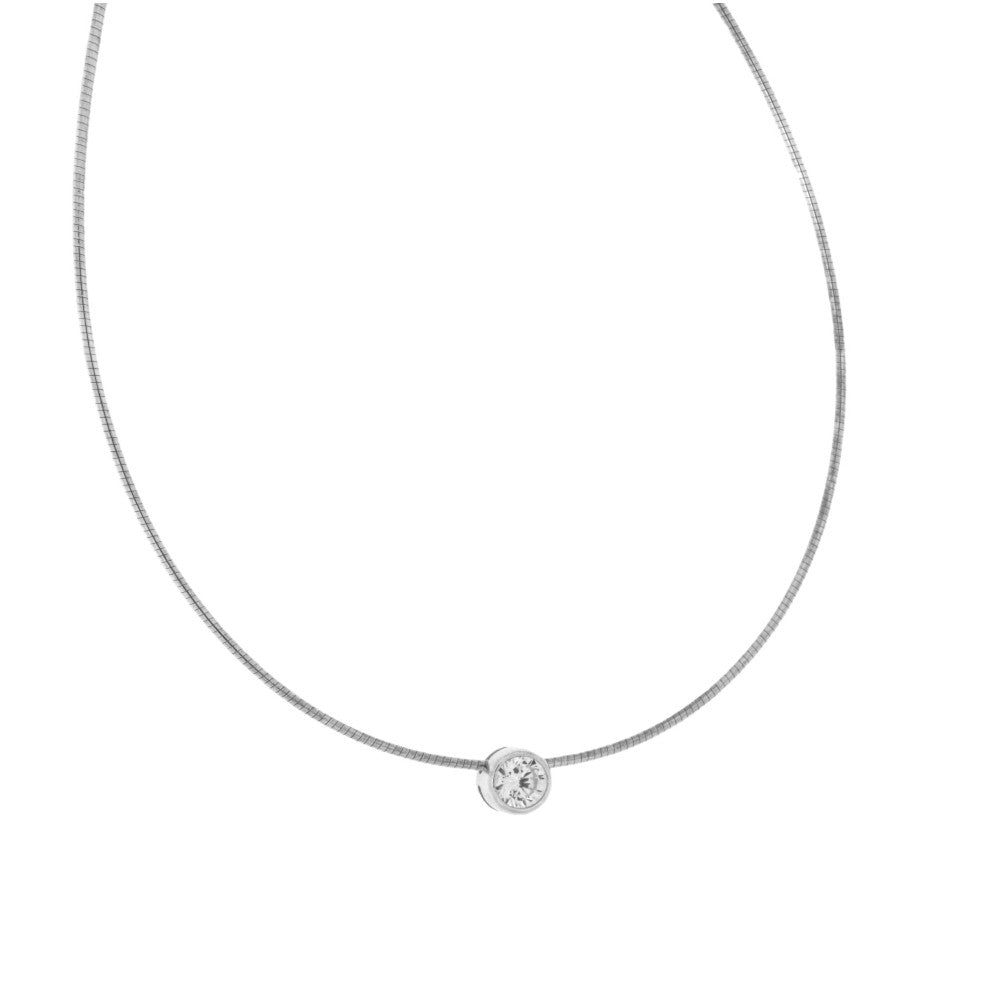 NECKLACE  SILVER 925 & C.Z. - 101915 - Availability: Immediately