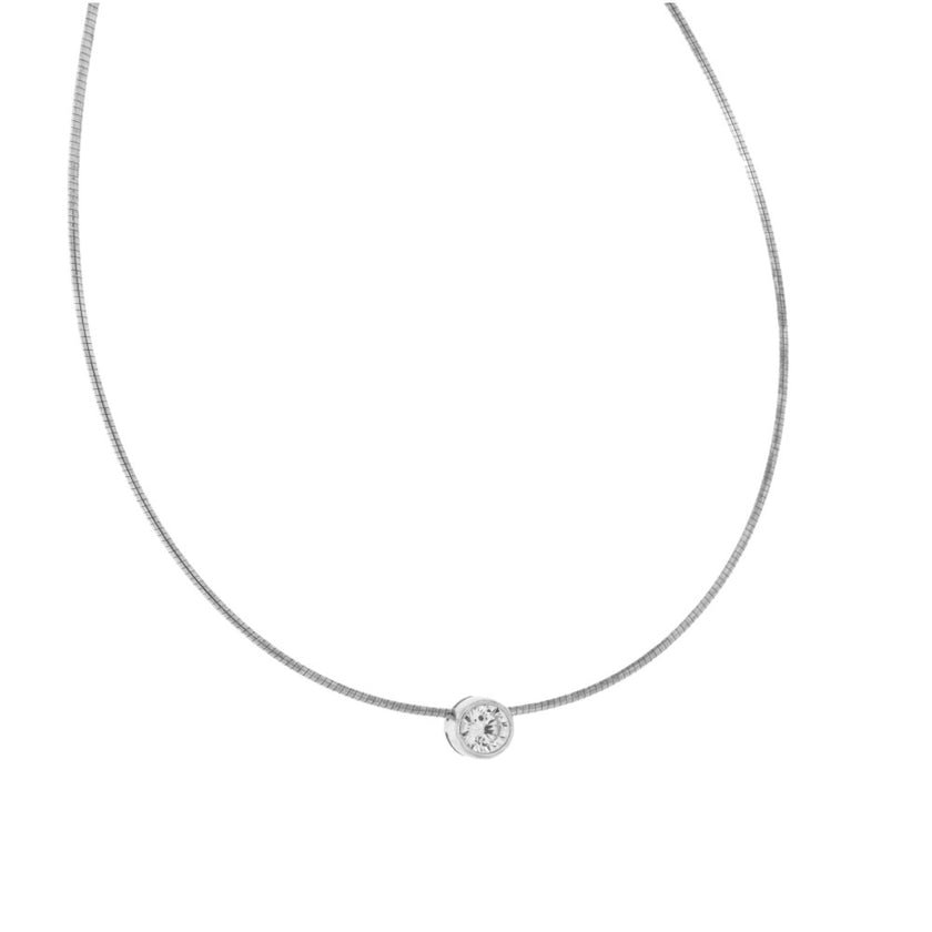 NECKLACE  SILVER 925 & C.Z. - 101915 - Availability: Immediately