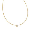 NECKLACE YELLOW SILVER 925 & C.Z. - 101916 - Availability: Immediately