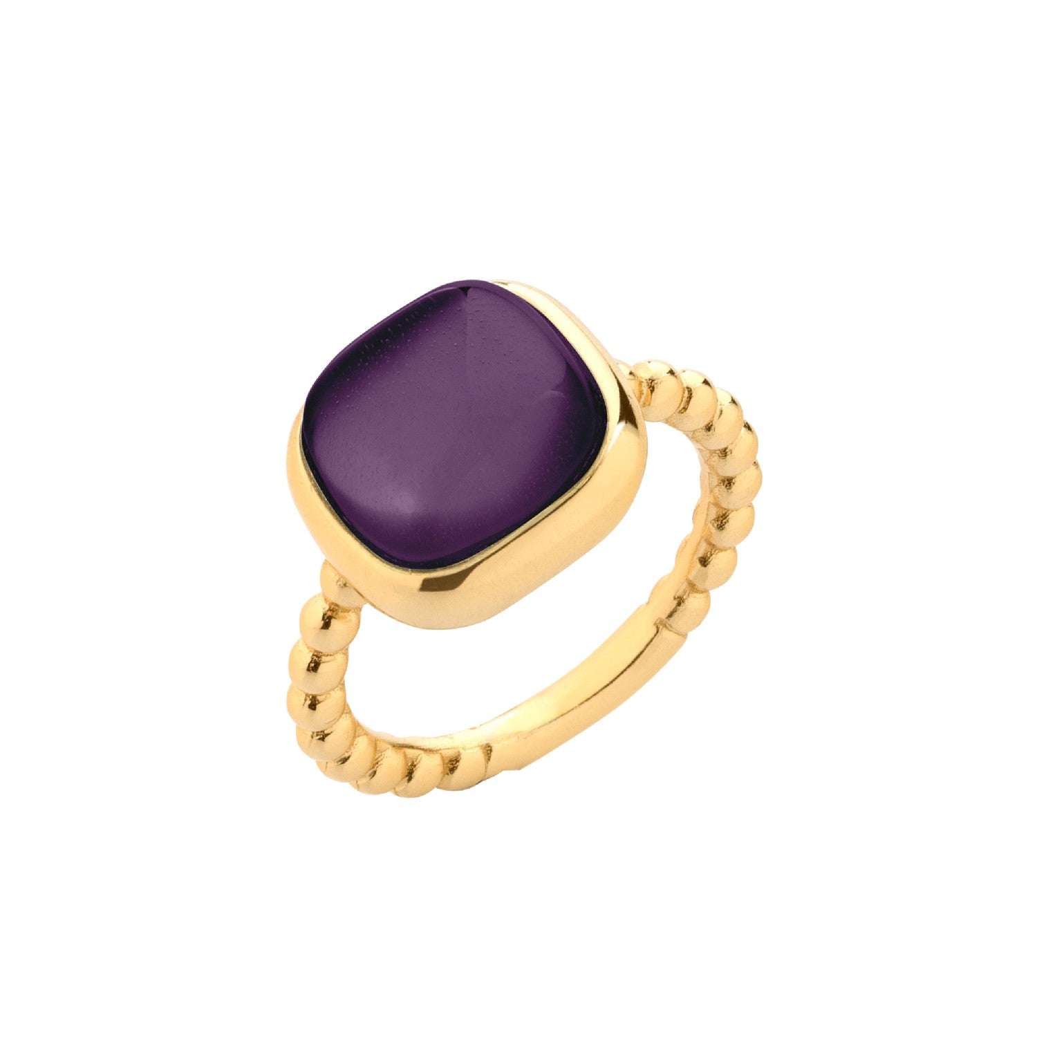 RING YELLOW SILVER 925 & SYNTHETIC STONES - 101919 - Availability: Immediately