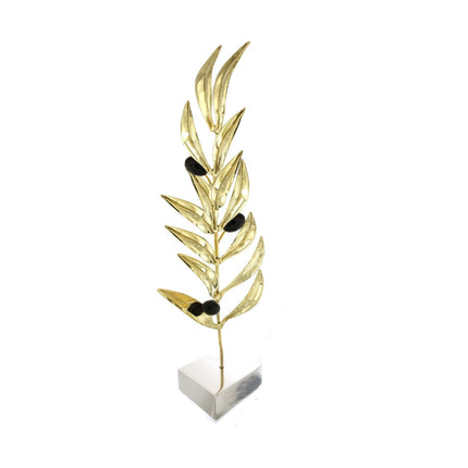 PLAQUE, ALUMINUM & BRASS - 101957 - Availability: Immediately