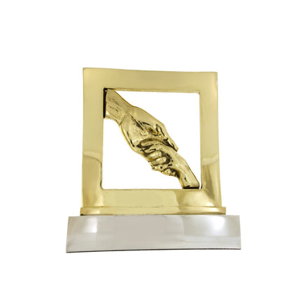PLAQUE, ALUMINUM & BRASS - 101961 - Availability: Immediately