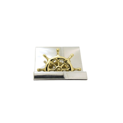 CARDHOLDER, ALUMINUM & BRASS - 101963 - Availability: Immediately