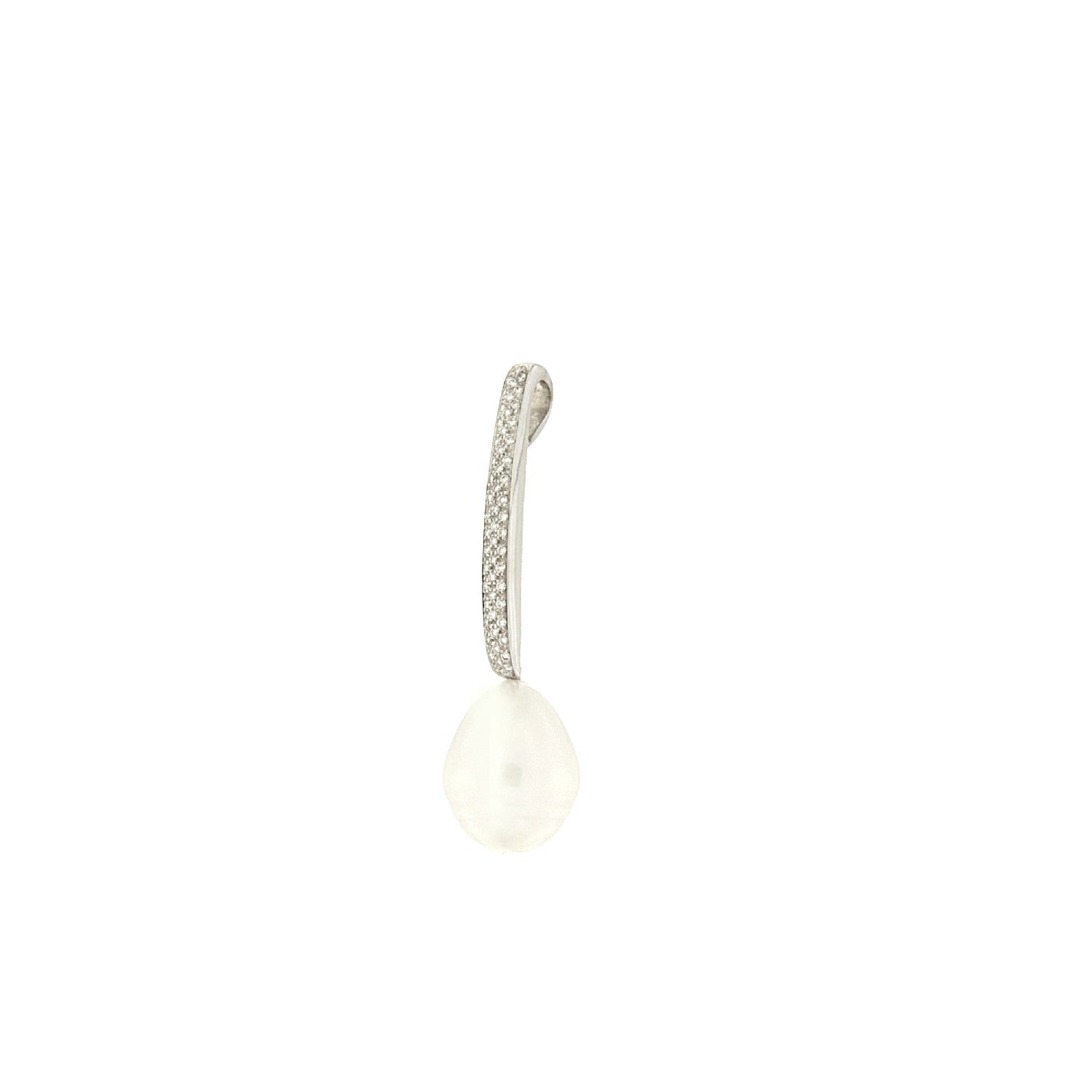 PENDANT WHITE GOLD 750 & PEARLS - 102011 - Availability: Immediately