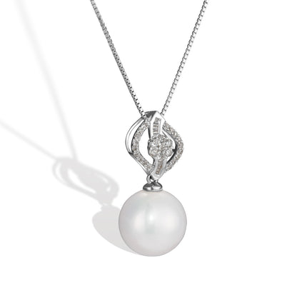 PENDANT WHITE GOLD 750 & PRECIOUS STONES (WITHOUT CHAIN) - 102029 - Availability: Up to 2 month