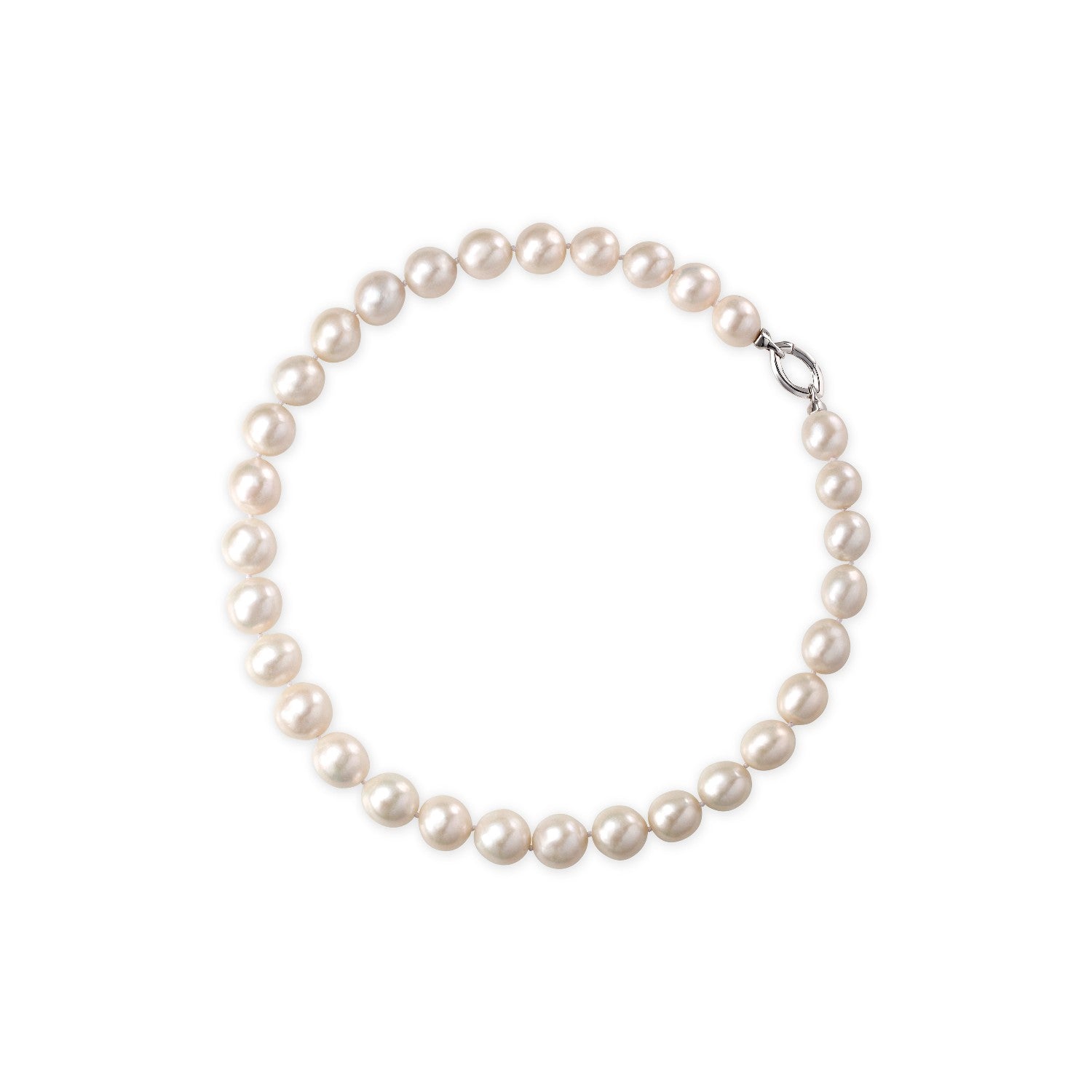 NECKLACE WHITE GOLD 585 & PEARLS - 102077 - Availability: Immediately