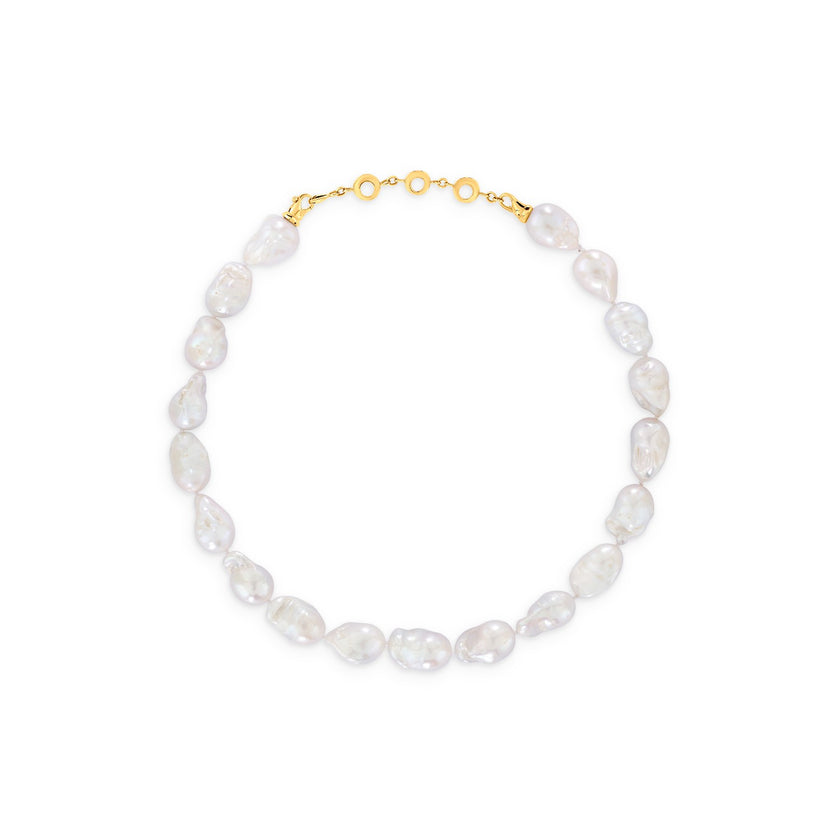 NECKLACE  GOLD 585 & PEARLS - 102078 - Availability: Immediately