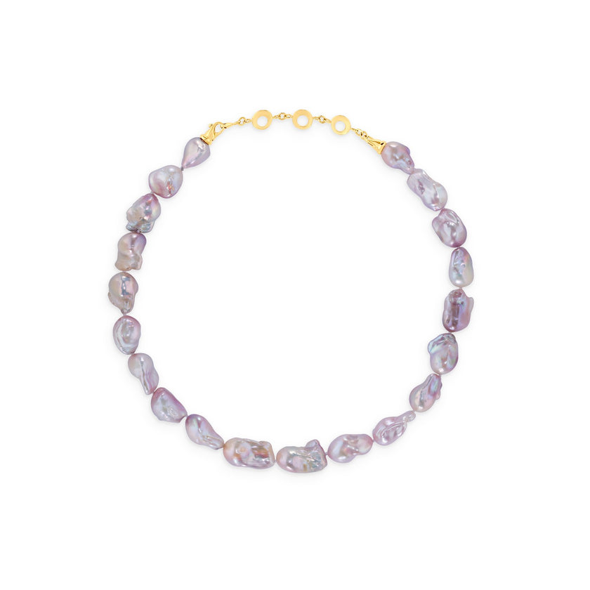 NECKLACE  GOLD 585 & PEARLS - 102079 - Availability: Immediately