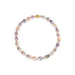 NECKLACE YELLOW SILVER 925 & PEARLS - 102080 - Availability: Immediately
