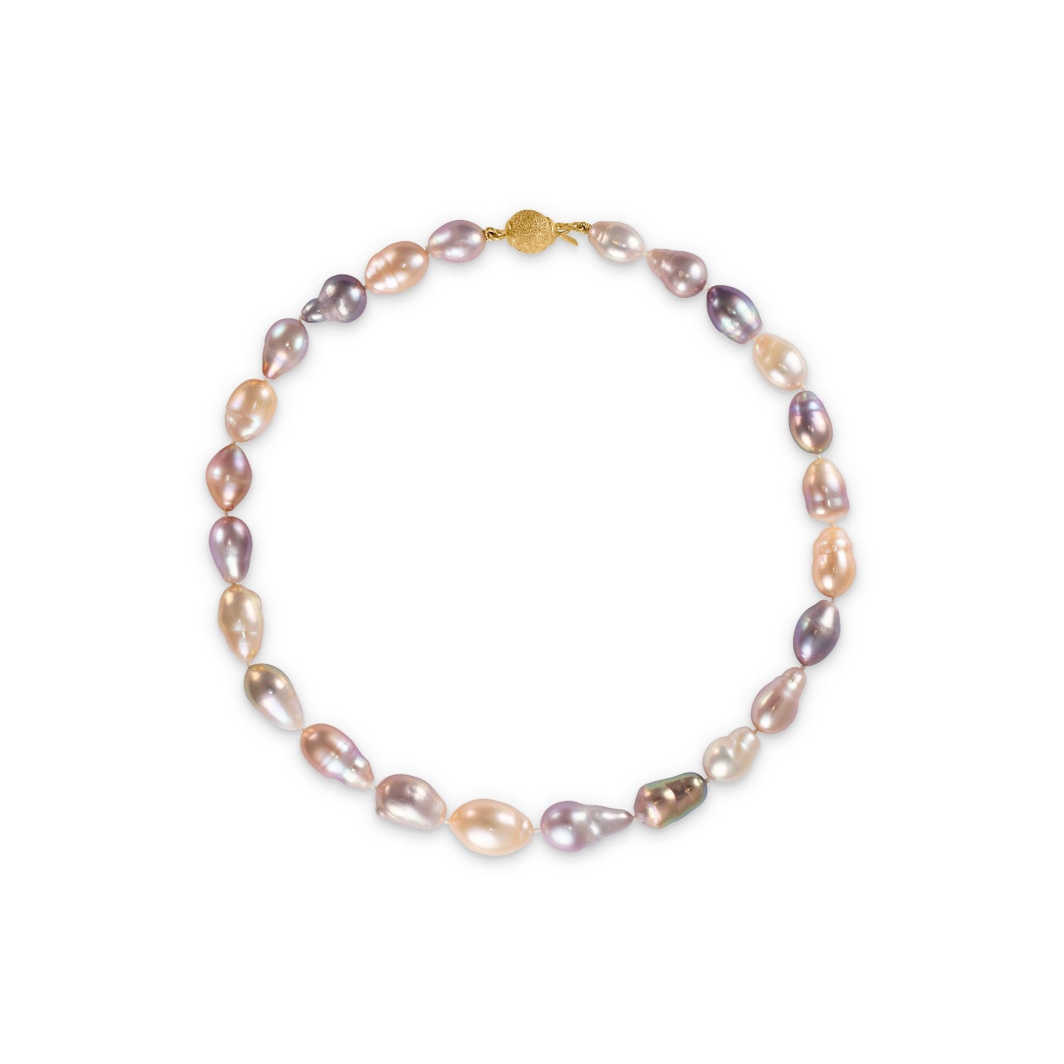 NECKLACE YELLOW SILVER 925 & PEARLS - 102080 - Availability: Immediately