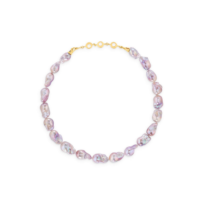 NECKLACE  GOLD 585 & PEARLS - 102083 - Availability: Immediately