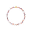 NECKLACE YELLOW SILVER 925 & PEARLS - 102084 - Availability: Immediately