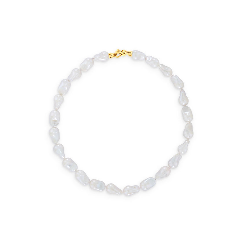 NECKLACE  GOLD 585 & PEARLS - 102086 - Availability: Immediately