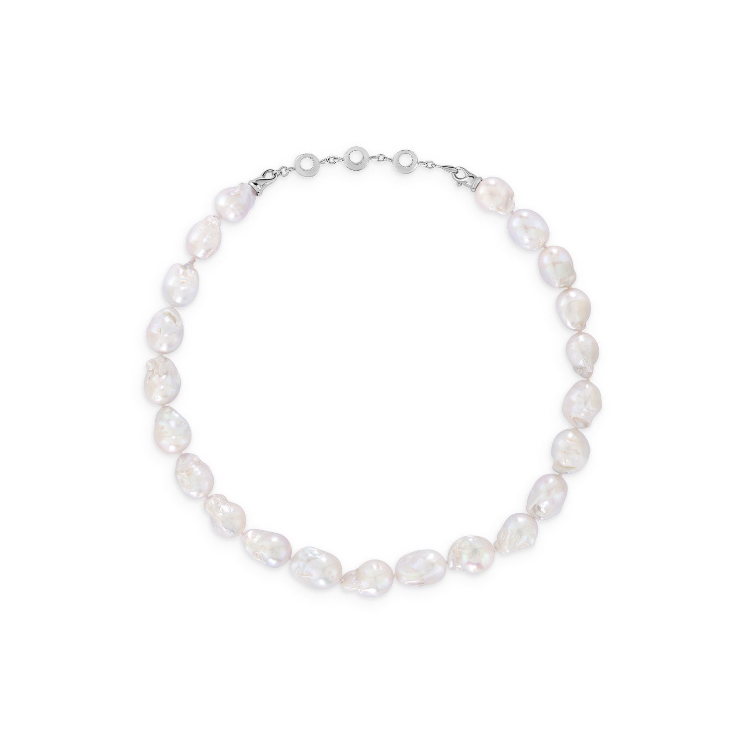 NECKLACE WHITE GOLD 585 & PEARLS - 102088 - Availability: Immediately
