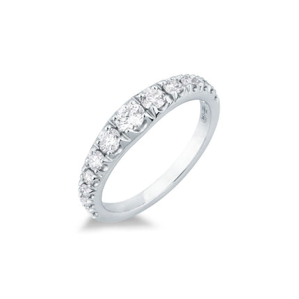 RING WHITE GOLD 750 & PRECIOUS STONES - 102106 - Availability: Immediately