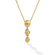 NECKLACE YELLOW & WHITE GOLD 750 & PRECIOUS STONES - 102122 - Availability: Immediately