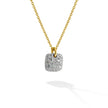 NECKLACE YELLOW & WHITE GOLD 750 & PRECIOUS STONES - 102126 - Availability: Immediately