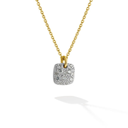NECKLACE YELLOW & WHITE GOLD 750 & PRECIOUS STONES - 102126 - Availability: Immediately