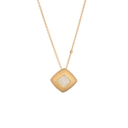 NECKLACE YELLOW SILVER 925 & C.Z. - 102172 - Availability: Immediately