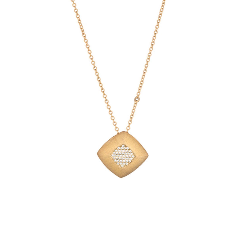 NECKLACE YELLOW SILVER 925 & C.Z. - 102172 - Availability: Immediately