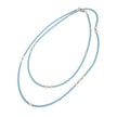 NECKLACE SILVER 925 WITH PEARLS & TURQUOISE - 102459 - Availability: Immediately