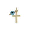 PENDANT  GOLD 585 & SEMIPRECIOUS STONES - 102527 - Availability: Immediately