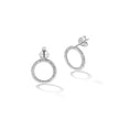 EARRINGS WHITE GOLD 585 - 102574 - Availability: Up to 1 month