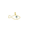 PENDANT  GOLD 585 & SEMIPRECIOUS STONES - 102601 - Availability: Immediately