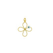 PENDANT  GOLD 585 & SEMIPRECIOUS STONES - 102603 - Availability: Immediately
